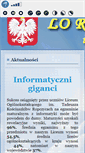 Mobile Screenshot of loropczyce.info